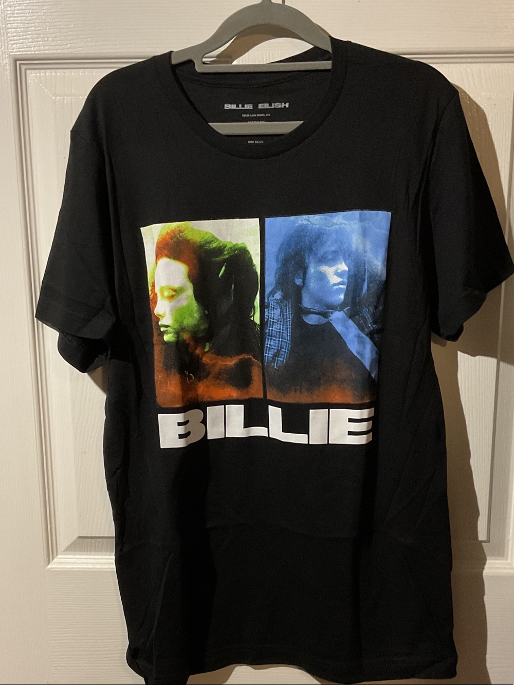 Billie Eilish Black Graphic Short Sleeve Band Tee